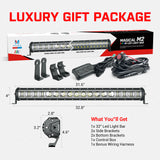 32 inch Magical M2 RGBW LED Light Bar Single Row