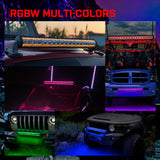 32 inch Magical M2 RGBW LED Light Bar Single Row