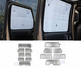 Anti-UV Window Sun Visor Cover for Jeep Wrangler JL Gladiator JT 2018-2021