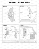 Jeep Wrangler JK JL / Gladiator JT 2/4 Doors DLX PACK MOUNT LOX PACK MOUNT STANDAR