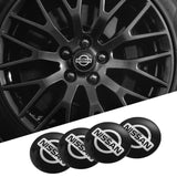 4pcs - 56.5mm Wheel Center Cap Stickers Nissan