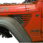 2pcs Precut Matte Side Fender Sticker for Jeep Wrangler JL Gladiator