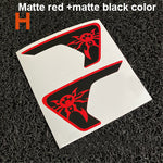 2pcs Precut Matte Side Fender Sticker for Jeep Wrangler JL Gladiator